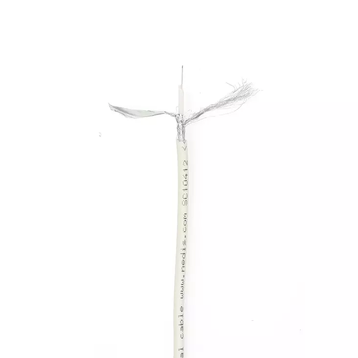 Koaxialkabel på Bobin | Mini Koax | Dubbelskärmad | ECA | 20.0 m | Koax | PVC | Vit | Emballage - Antennkablar - 5412810473151 - 10