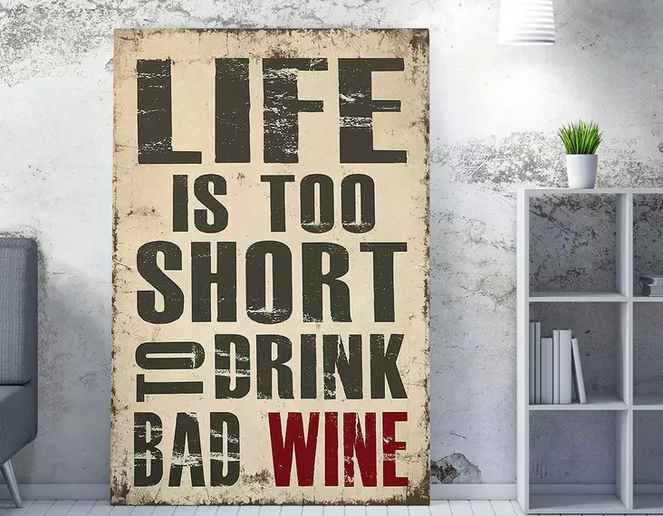 Canvastavla Wallxpert Flerfärgad Polyester/Bomull Trä 50x70 cm - Tavlor och ramar - 8683342544191 - 1