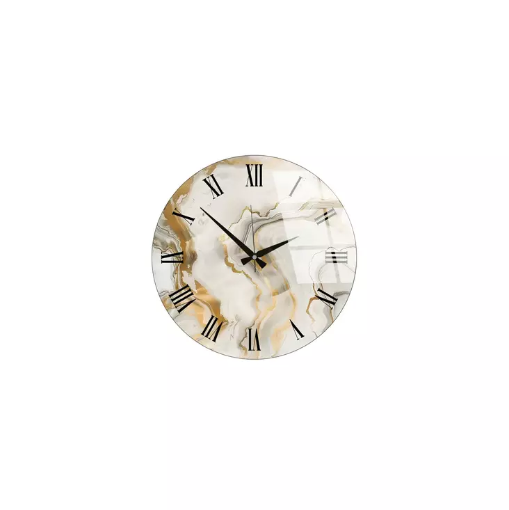 Väggklocka Wallity Flerfärgad Glas Ø 40 cm 1 Del - Väggklockor - 8684283326471 - 1