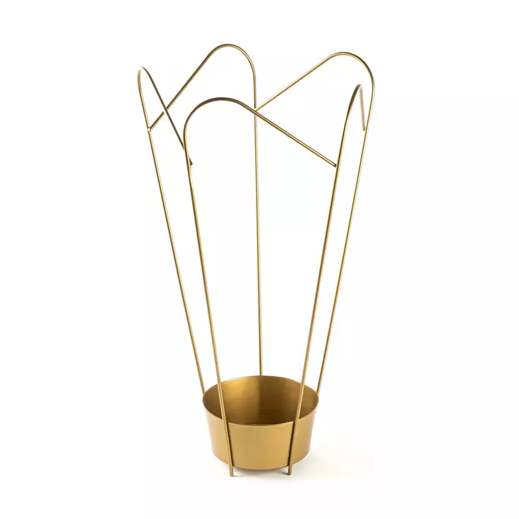 Metalldekoration Aberto Design GED016A Guld Metall 15x37x60 cm - Dekorationer, prydnadsföremål - 8684282360841 - 1