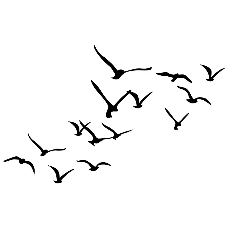 Dekorativ väggdekoration i metall, svart, 29 x 18 cm, stilren, hållbar, mångsidig - Dekorationer, prydnadsföremål - 8683742939931 - 1