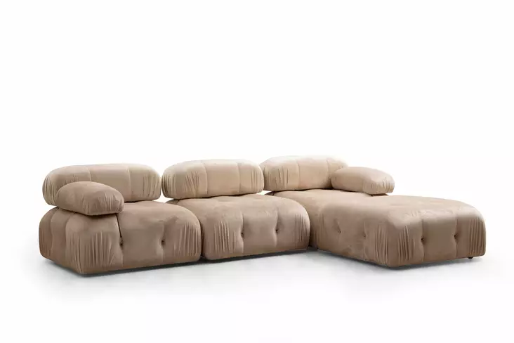 Hörnsoffa Atelier del Sofa Bubble Cream Polyester 288x190x75 cm - Soffor - 8683743023141 - 1