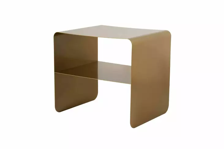 Sidobord Hanah Home Shb013A Guld Metall 45x56x52 cm - Sidobord och extrabord - 8684283715091 - 1