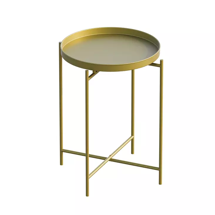 Soffbord Hanah Home Shb007A Guld Metall 46x56x46 cm - Soffbord - 8684282461241 - 1