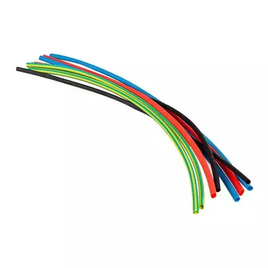 Kutistesukka 5x300 mm neljä väriä 8 kpl - Kutistussuhde 2:1, lajitelma - Elektriska installationstillbehör - 6438140964281 - 1