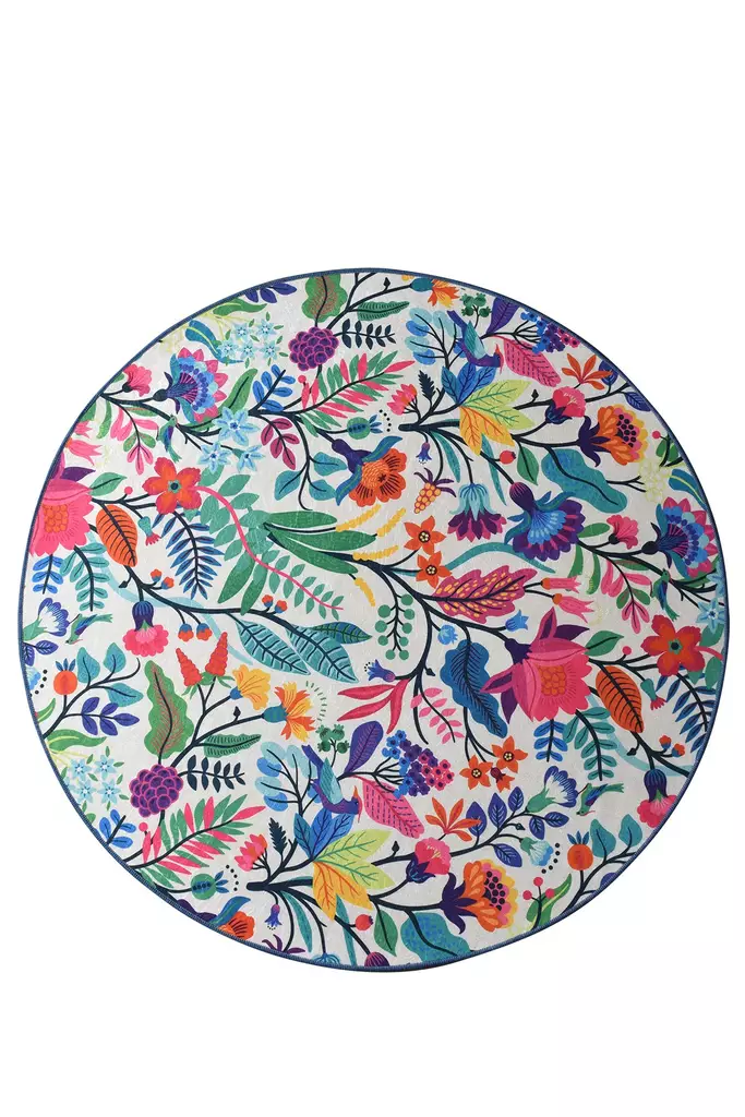 Badrumsmatta Mijölnir Flerfärgad 100% Polyester Antibakteriell Halkfri 140 cm - Badrumsmattor och våtrumsmattor - 8681875587951 - 1