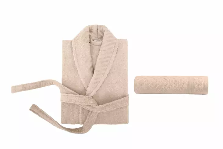 Badrockset L'essentiel Rosa 100% Bomull S M & 50x90 cm - Handdukar - 8683743314621 - 1