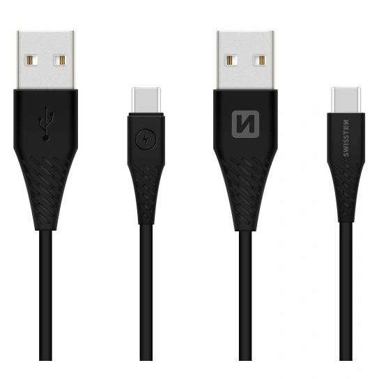 Laddnings- och datakabel USB-A/ USB-C 3.1, 1,5 m svart - USB-C-kablar - 8595217460201 - 1