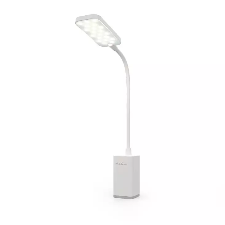 LED Bordslampa | Dimbar | 1 Ljusläge | 90 lm | Uppladdningsbara | Peka på funktion | Vit - Golv- och bordslampor - 5412810475421 - 1