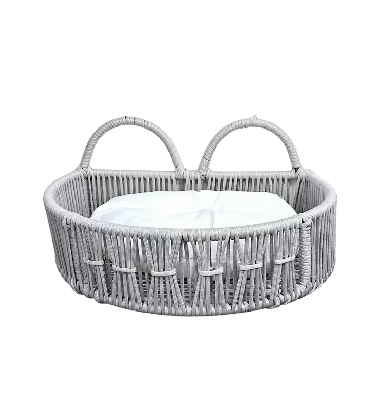 Husdjurssäng Hanah Home Peti Cream Metall 51x27x33 cm - Kattbäddar - 8683742109921 - 1