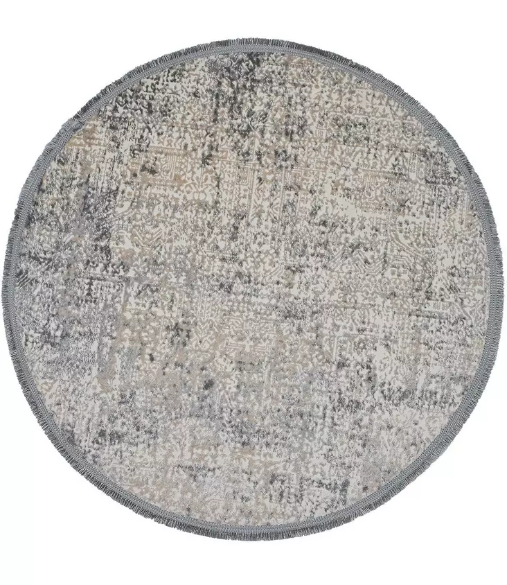 Matta Conceptum Hypnose Notta 1121 Grå Beige Polyester 100x100 cm - Stora och medelstora mattor - 8684282006381 - 1