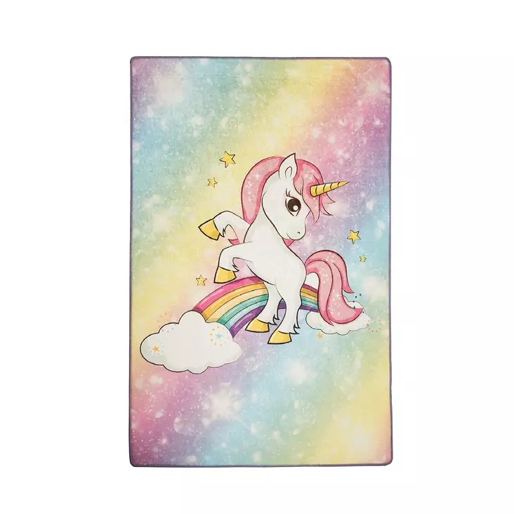 Matta Conceptum Hypnose Unicorn Flerfärgad Polyester 140x190 cm - Stora och medelstora mattor - 8681875386691 - 1