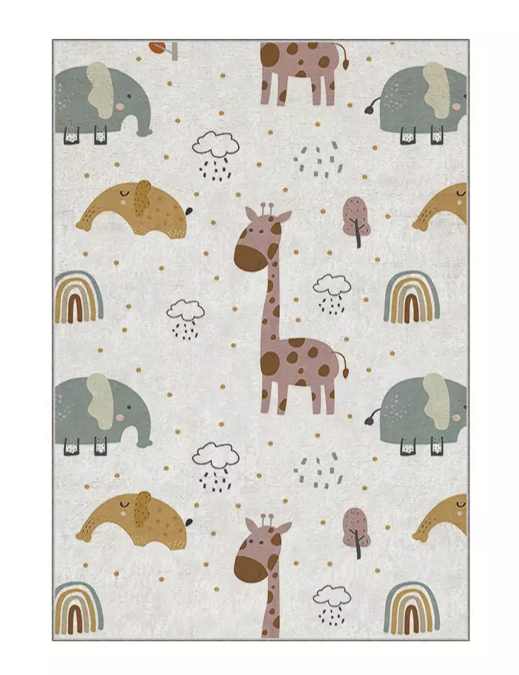 Matta (160 x 230), flerfärgad, 160 x 230 cm, slitstark, lättskött - Stora och medelstora mattor - 8683743301461 - 1