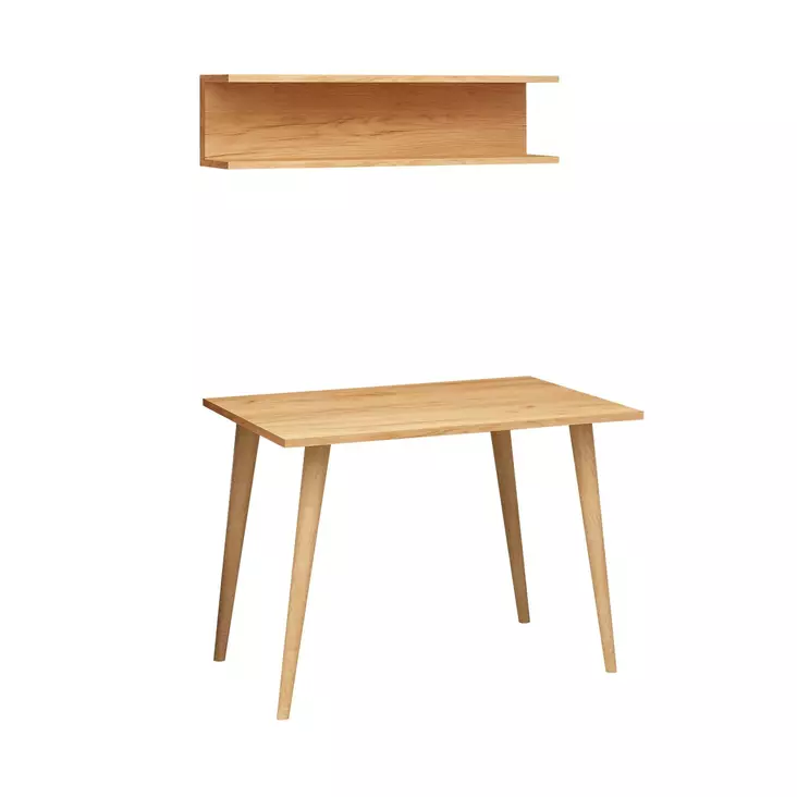 Skrivbord Hanah Home Fluse Ek Spånskiva 80x74x60 cm - Skrivbord - 8681875078411 - 1