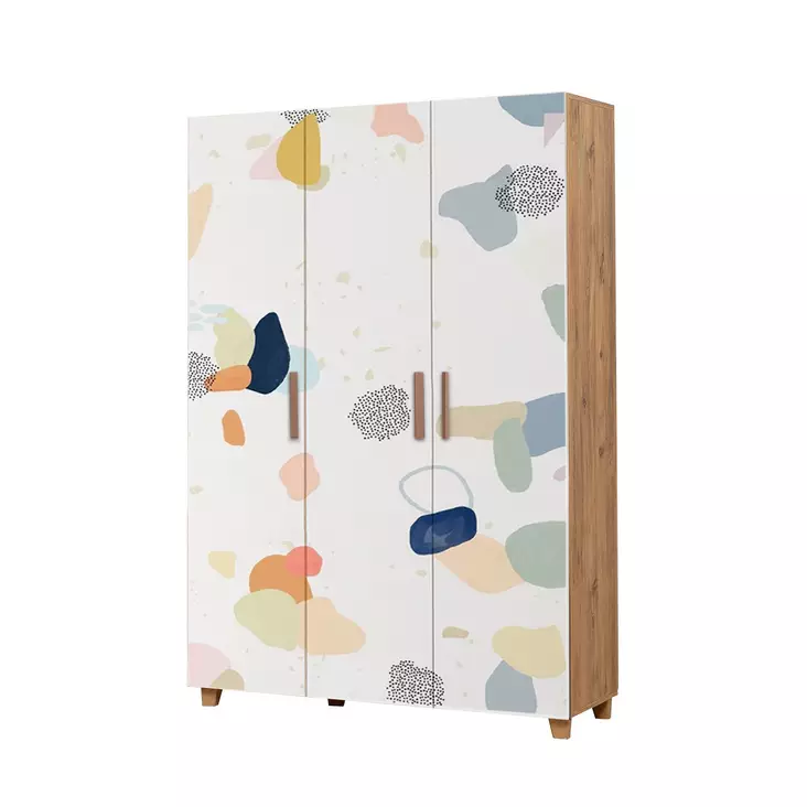 Garderob Hanah Home Leva Hedera Pied Furu Spånskiva 120x189x48 cm - Garderober - 8683743421961 - 1