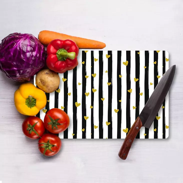 Skärbräda Hermia Flerfärgad Glas 20x30 cm - Köksredskap - 8684283725441 - 1