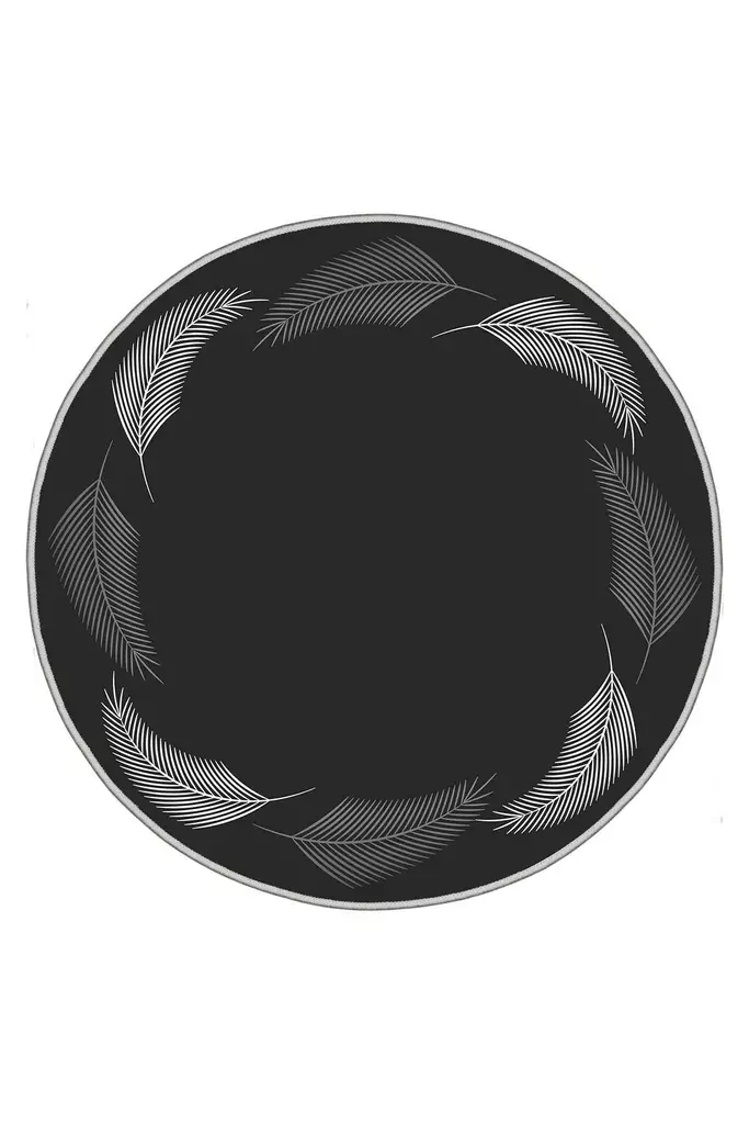 Matta Conceptum Hmnt928 Flerfärgad Polyester 60x60 cm - Runda mattor - 8682870610781 - 1