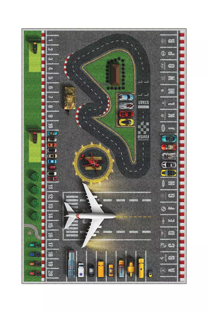 Gångmatta Conceptum HMNT499 Flerfärgad Polyester 100x150 cm - Stora och medelstora mattor - 8682870642621 - 1