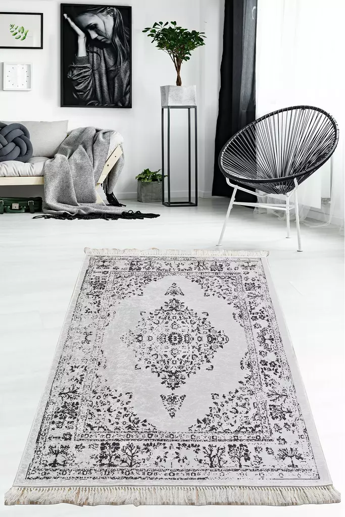 Matta Conceptum Loris Djt Grå Polyester 80x120 cm - Små mattor och gångmattor - 8682870871731 - 1