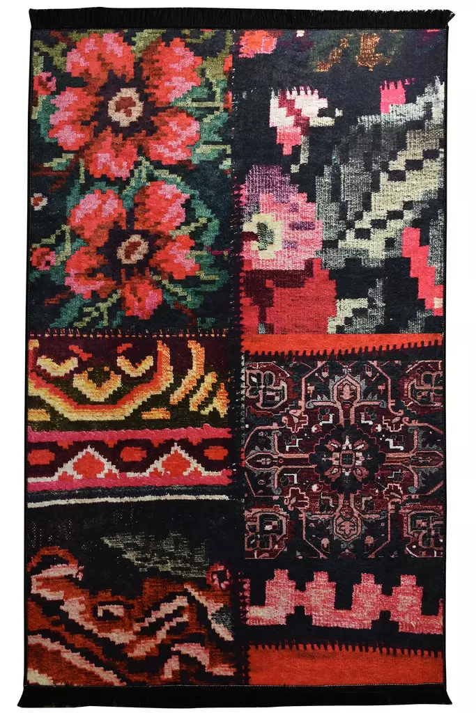 Gångmatta Conceptum Blush Djt Flerfärgad Polyester 80x150 cm - Små mattor och gångmattor - 8682870124141 - 1