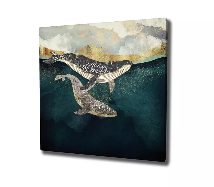 Canvastavla Wallity Flerfärgad Bomull/Polyester 45x45 cm - Tavlor och ramar - 8684282685531 - 1