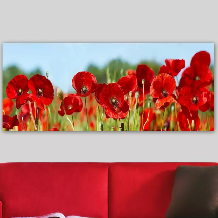 Canvastavla Wallity Flerfärgad Canvas 50x120 cm - Tavlor och ramar - 8682870428171 - 1