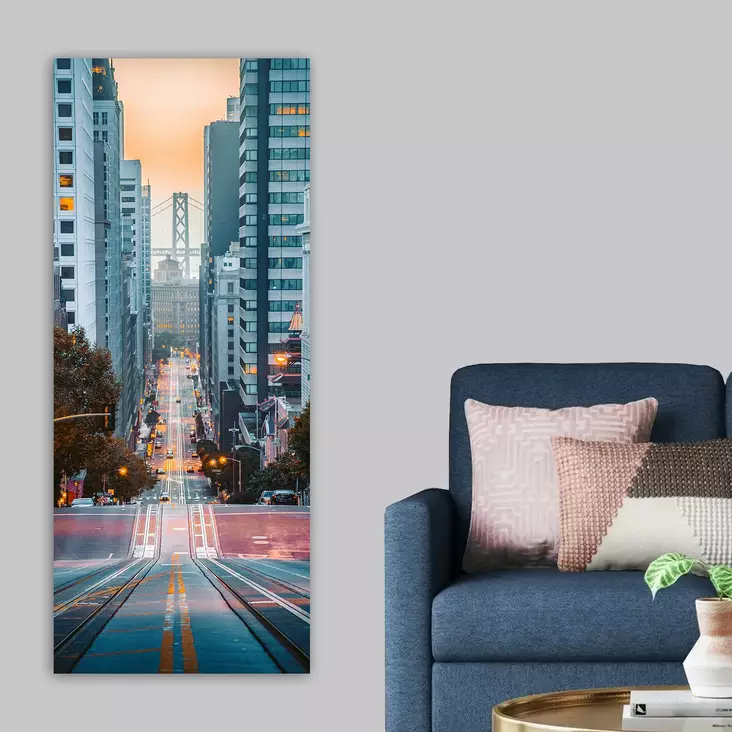 Canvastavla Wallity Flerfärgad Canvas 50x120 cm - Tavlor och ramar - 8682870435971 - 1