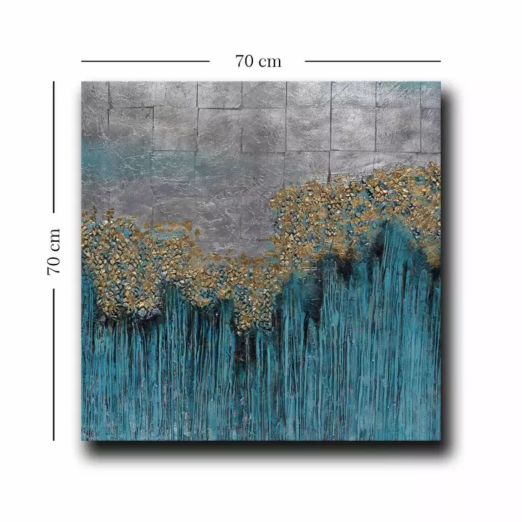 Canvastavla Wallity Flerfärgad Canvas 70x70 cm - Tavlor och ramar - 8684282626381 - 1