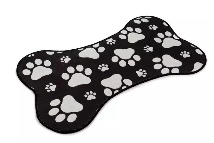 Matta Conceptum Paw Flerfärgad Polyester 60x100 cm - Små mattor och gångmattor - 8681875592931 - 1