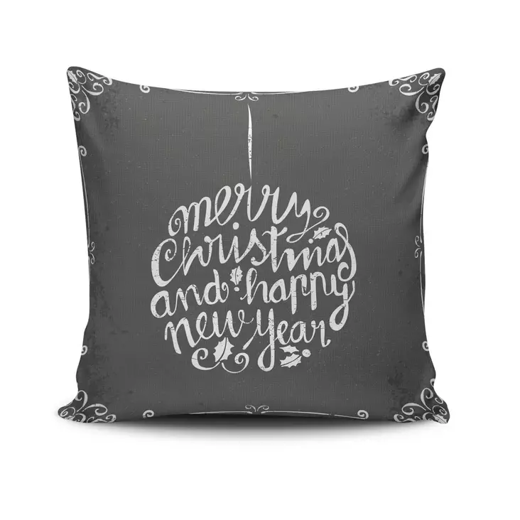 Prydnadskudde Aberto Design NOELKRLNT-24 Flerfärgad Bomull Polyester 43x43 cm - Prydnadskuddar - 8681181537671 - 1