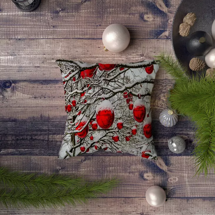 Kuddfodral Aberto Design NYXMAS053 Flerfärgad Polybomull 43x43 cm - Prydnadskuddar - 8683743249091 - 1