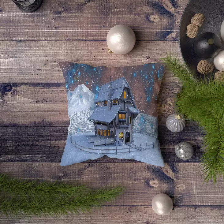 Kuddfodral Aberto Design NYXMAS112 Flerfärgad Polybomull 43x43 cm - Prydnadskuddar - 8683743250271 - 1