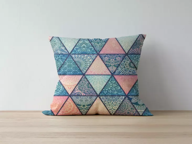 Kuddfodral Aberto Design A1206 Flerfärgad Polybomull 43x43 cm - Prydnadskuddar - 8682870195851 - 1