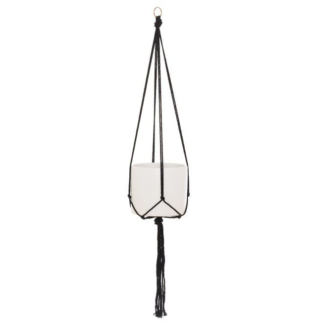 Naruamppeli musta 105 cm - Hängande blomkrukor och vaser - 6410416325491 - 1