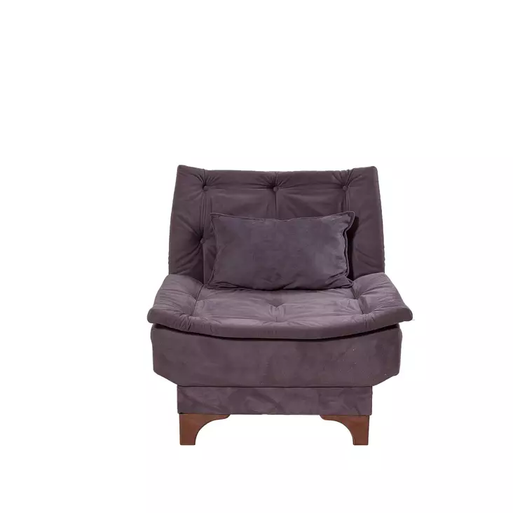 Öronlappsfåtölj Atelier del Sofa Kelebek Antracit Tyg 75x85x90 cm - Fåtöljer - 8681875597981 - 1