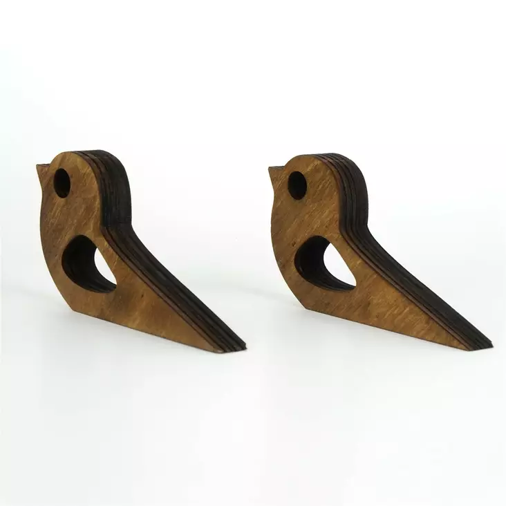 Dörrstopp, brons, 14 x 2 x 7 cm, tålig, stilren, mångsidig - Dekorationer, prydnadsföremål - 8682870776111 - 1