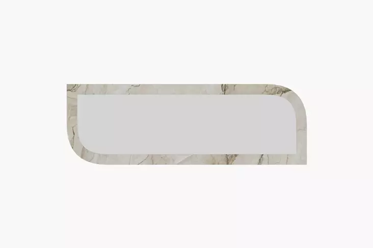 Spegel Hanah Home Arni Ephesus Marmormönster 40x120x2,2 cm - Speglar - 8684283021321 - 1