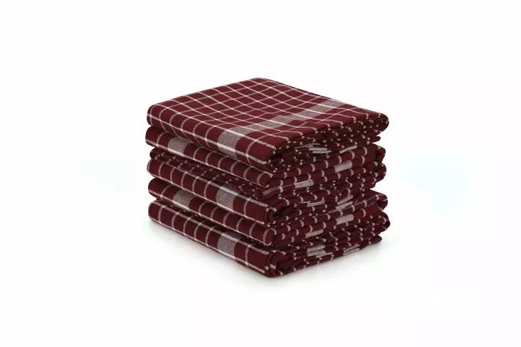 Tvättlapp Set Hermia Claret Red Bomull 10 Delar - Handdukar - 8681875671391 - 1