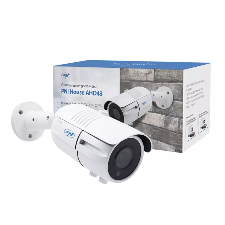 PNI House AHD43 Varifocala 2.8-12mm videoövervakningskamera, Sony-sensor, 1080P - PNI produkter - 5949066514531 - 1