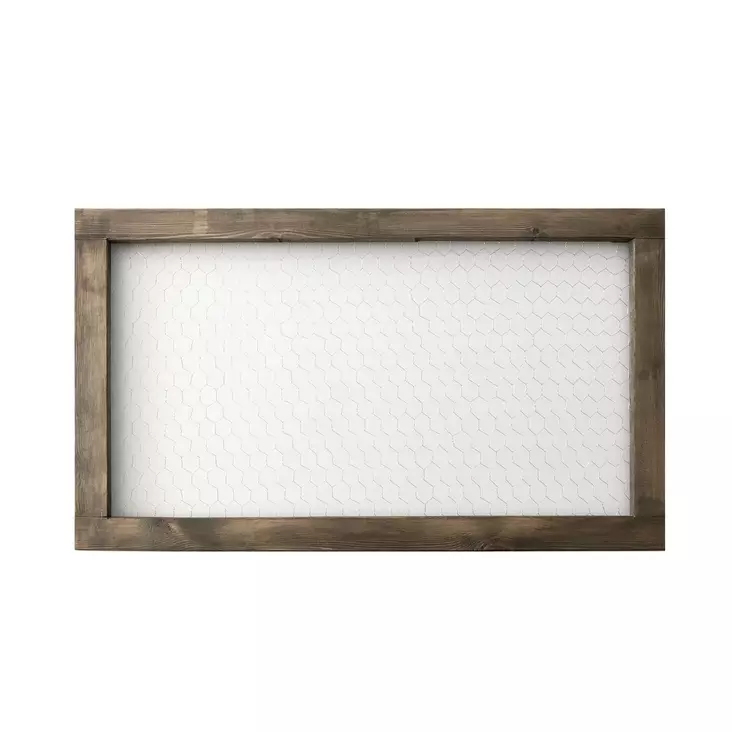 Fotohållare i trä, brun, 100 x 60 cm, slitstark, tidlös - Tavlor och ramar - 8683342782821 - 1