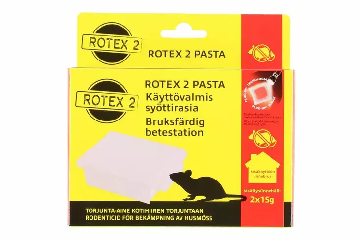 Rotex 2 betestation - Avskräckare och fällor för gnagare - 6410413145221 - 1
