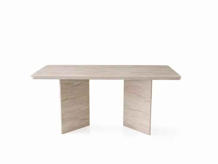 Matbord Hanah Home Loft Travertin Spånskiva 180x77x90 cm - Matbord - 8684283747351 - 1