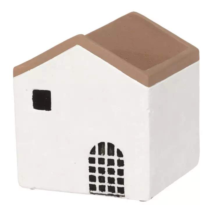 Ruukku Talo 16 cm 4 Living Collection - Sementtinen taloteemainen suojaruukku - Hushållsprodukter - 6410416435381 - 1