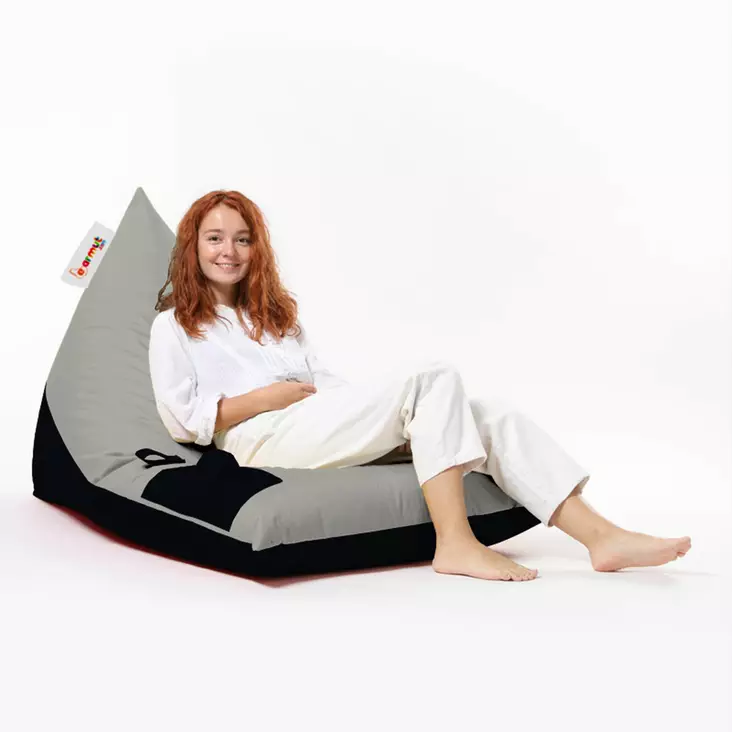 Sittsäck Atelier del Sofa Pyramid Fume Polyester 145x90 cm - Saccosäckar - 8683743039661 - 1