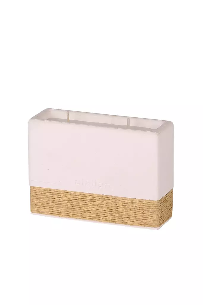 Doftljus Aberto Design Harmony Vit Betong Rep Sandelträ 11,5x8x4,5 cm - Ljus och lyktor - 8684282969211 - 1