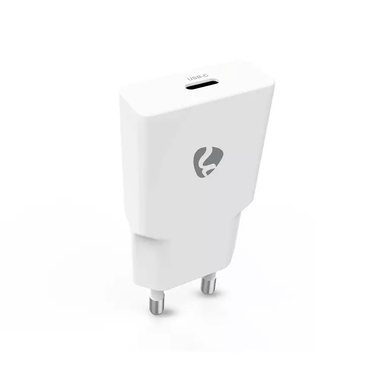 Väggladdare | 20 W | GaN | PD3.0 | 1.67 A / 2.22 A / 3.0 A | Antal utgångar: 1 | USB-C | Automatiskt val av Spänning | Vit - Nätladdare - 5412810475131 - 10
