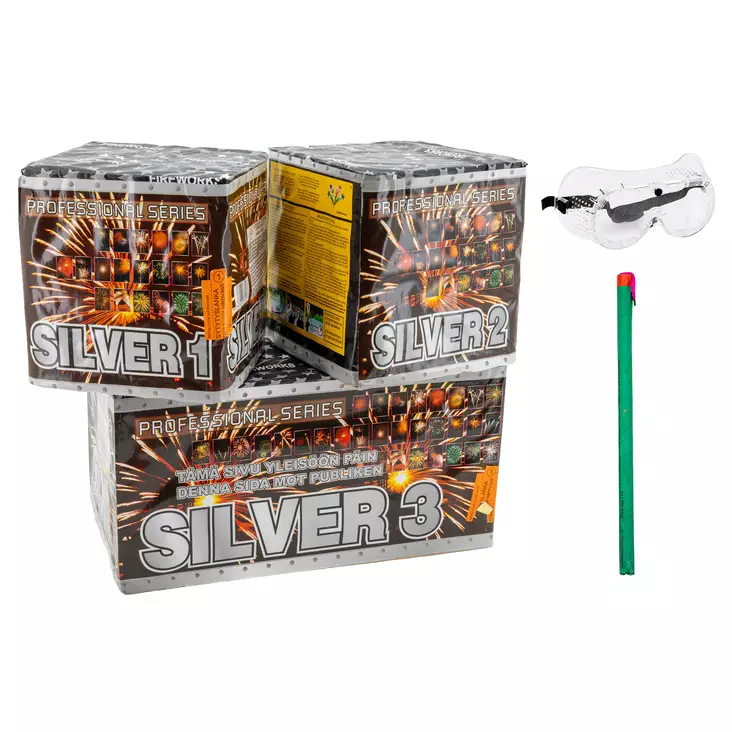 SILVER SKY - Fyrverkerier - 6430037812491 - 1