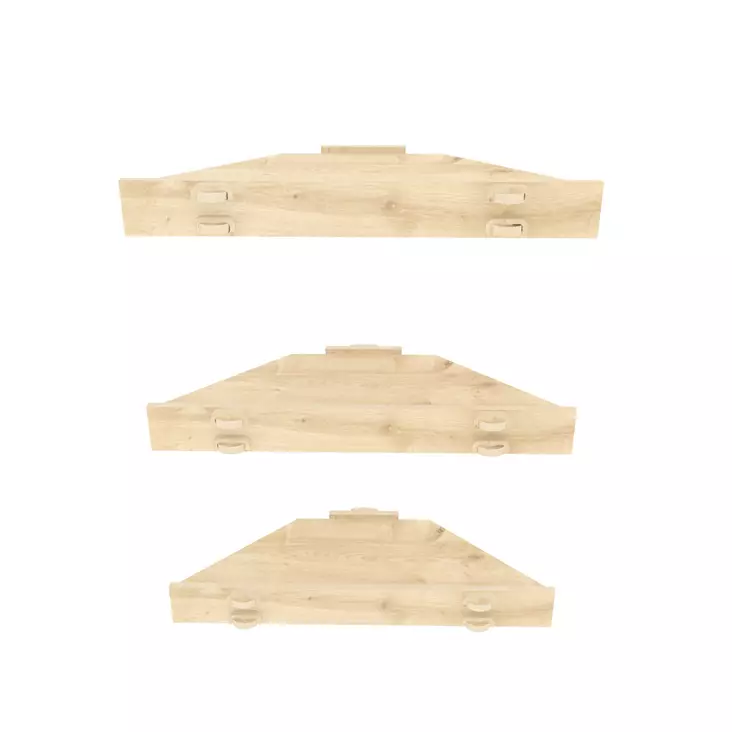 Vägghylla Hanah Home Edis Ek Spånskiva 39,4x5x14,5 cm - Vägghyllor - 8683743960231 - 1