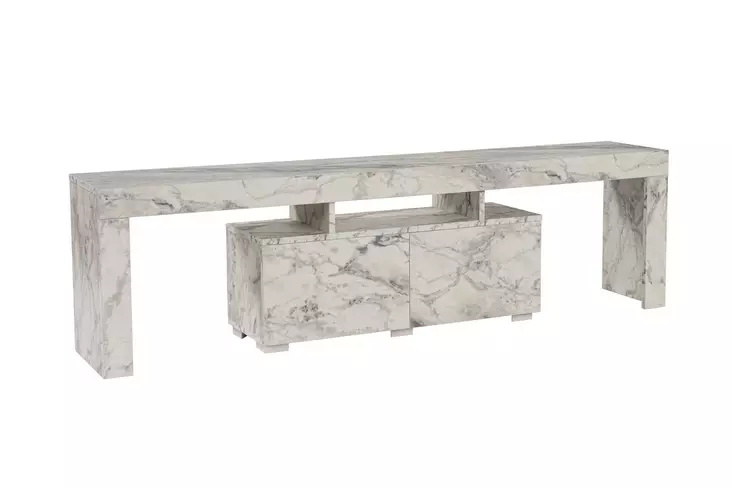 TV-bänk Hanah Home Enclave Freesia Marmormönster Spånskiva 180x50x31,3 cm - TV-bänkar - 8684283112081 - 1