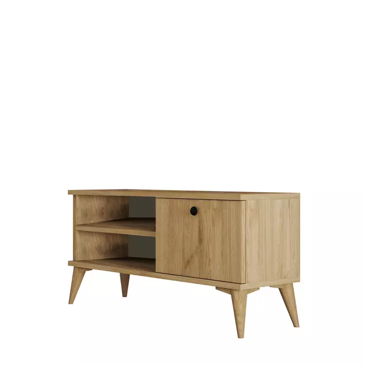 TV-bänk Hanah Home Retro 1552 Ek Spånskiva 90x44,6x29,5 cm - TV-bänkar - 8683342214391 - 1